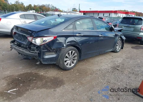 2014 Hyundai Sonata Limited from USA, damaged, VIN 5NPEC4AC4EH886685